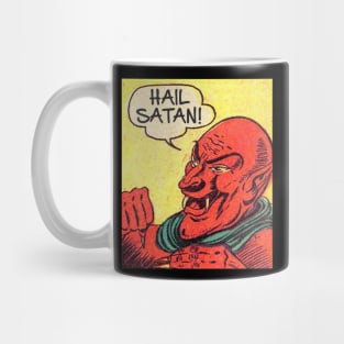 Hail Satan - Vintage Comic Design Style Mug